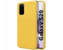 Funda Silicona Líquida Ultra Suave para Samsung Galaxy S20 color Amarilla