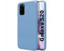 Funda Silicona Líquida Ultra Suave para Samsung Galaxy S20 color Azul Celeste