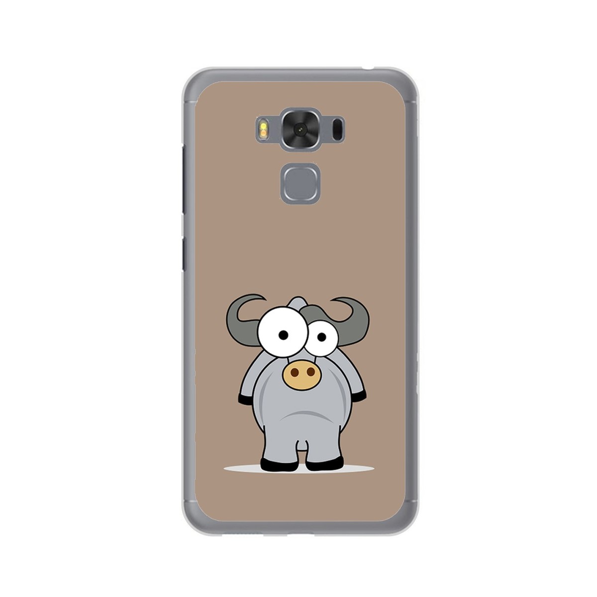 Funda Gel Tpu para Asus Zenfone 3 Max 5.5" Zc553Kl Diseño Toro Dibujos