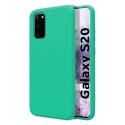 Funda Silicona Líquida Ultra Suave para Samsung Galaxy S20 color Verde
