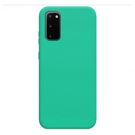 Funda Silicona Líquida Ultra Suave para Samsung Galaxy S20 color Verde