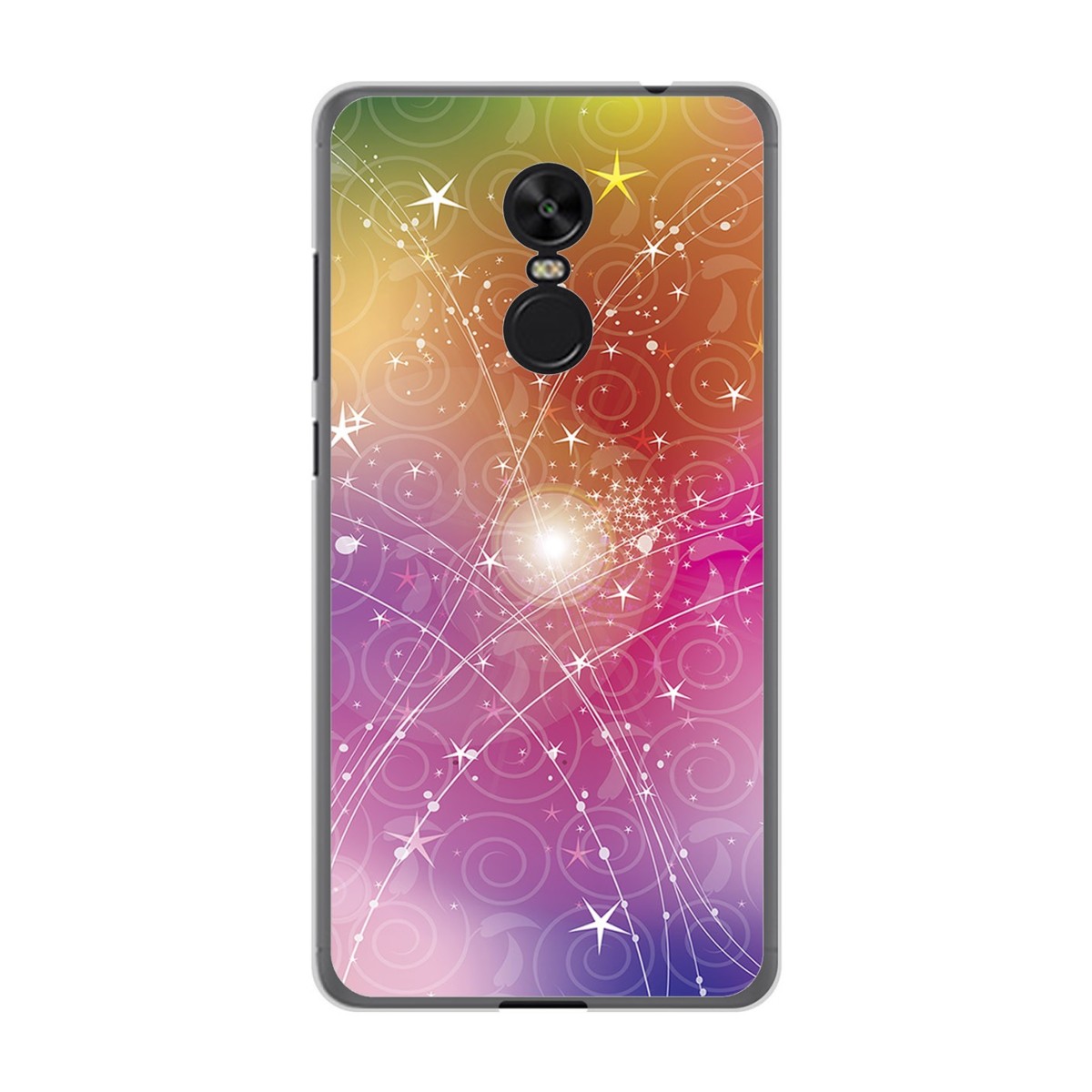 Funda Gel Tpu para Xiaomi Redmi Note 4X / Note 4 Version Global Diseño Abstracto Dibujos