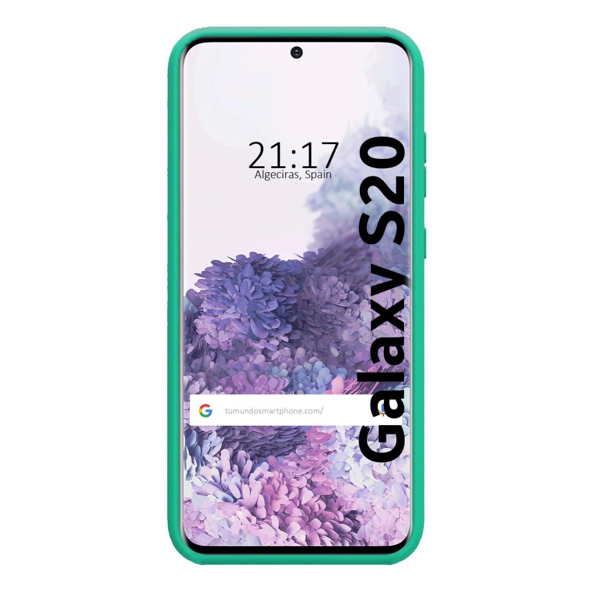 Funda Silicona Líquida Ultra Suave para Samsung Galaxy S20 color Verde