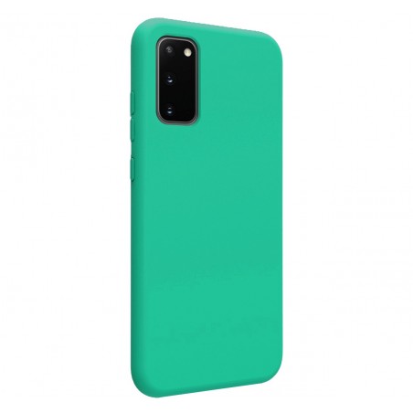 Funda Silicona Líquida Ultra Suave para Samsung Galaxy S20 color Verde