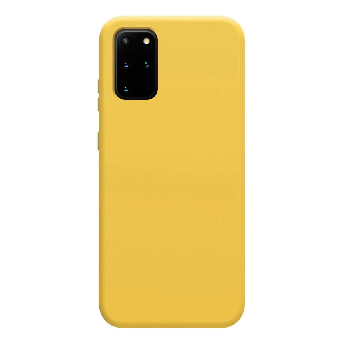 Funda Silicona Líquida Ultra Suave para Samsung Galaxy S20+ Plus color Amarilla
