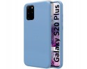 Funda Silicona Líquida Ultra Suave para Samsung Galaxy S20+ Plus color Azul Celeste