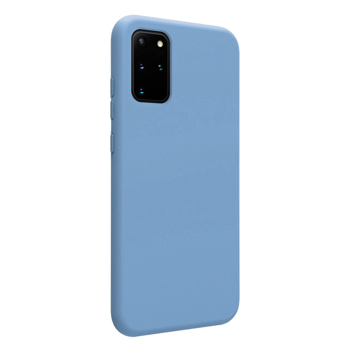 Funda Silicona Líquida Ultra Suave para Samsung Galaxy S20+ Plus color Azul Celeste