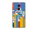Funda Gel Tpu para Xiaomi Redmi Note 4X / Note 4 Version Global Diseño Apps Dibujos