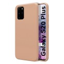 Funda Silicona Líquida Ultra Suave para Samsung Galaxy S20+ Plus color Rosa
