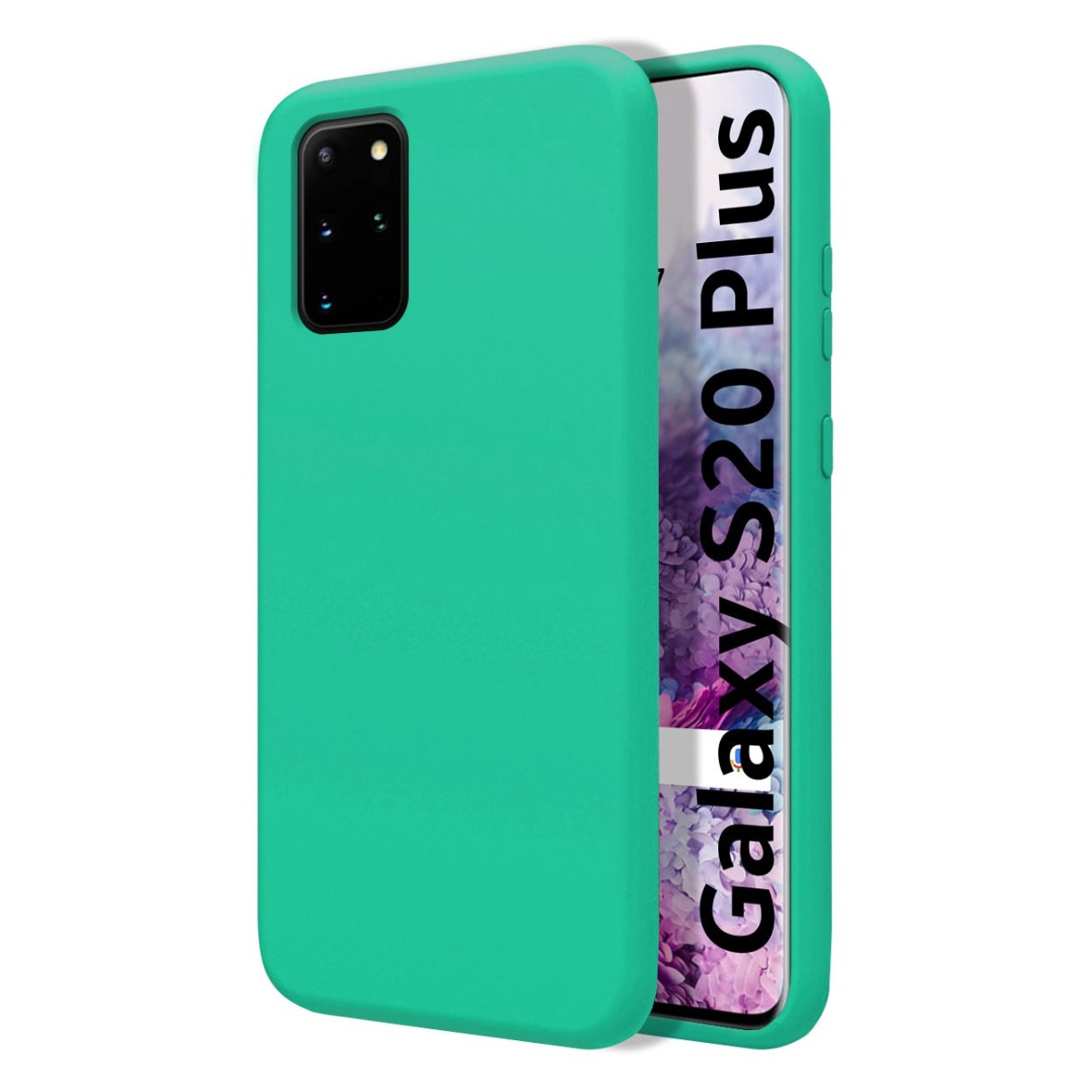 Funda Silicona Líquida Ultra Suave para Samsung Galaxy S20+ Plus color Verde