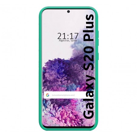 Funda Silicona Líquida Ultra Suave para Samsung Galaxy S20+ Plus color Verde