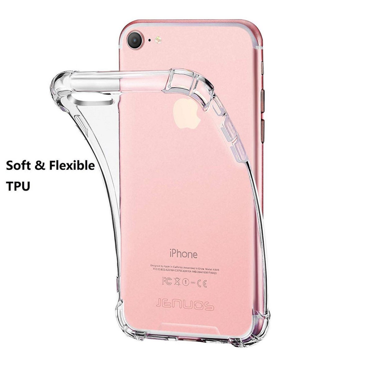 Funda Gel Tpu Anti-Shock Transparente para Iphone SE 2020