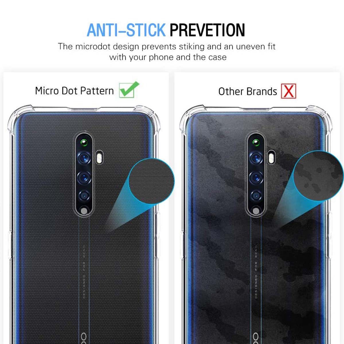 Funda Gel Tpu Anti-Shock Transparente para Oppo Reno 2Z