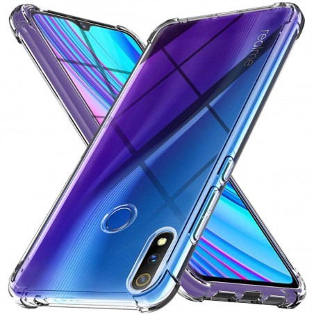 Funda Gel Tpu Anti-Shock Transparente para Realme 3 Pro