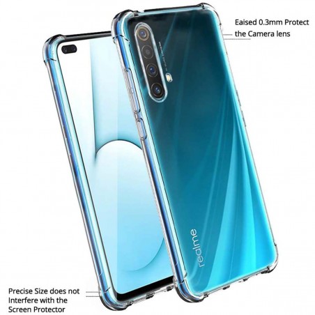 Funda Gel Tpu Anti-Shock Transparente para Realme X3 SuperZoom / X50 5G