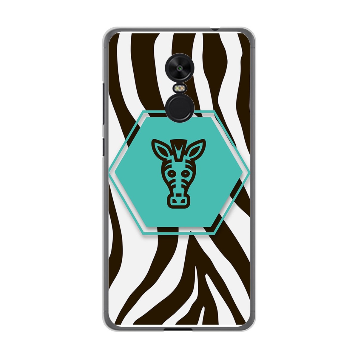 Funda Gel Tpu para Xiaomi Redmi Note 4X / Note 4 Version Global Diseño Cebra Dibujos