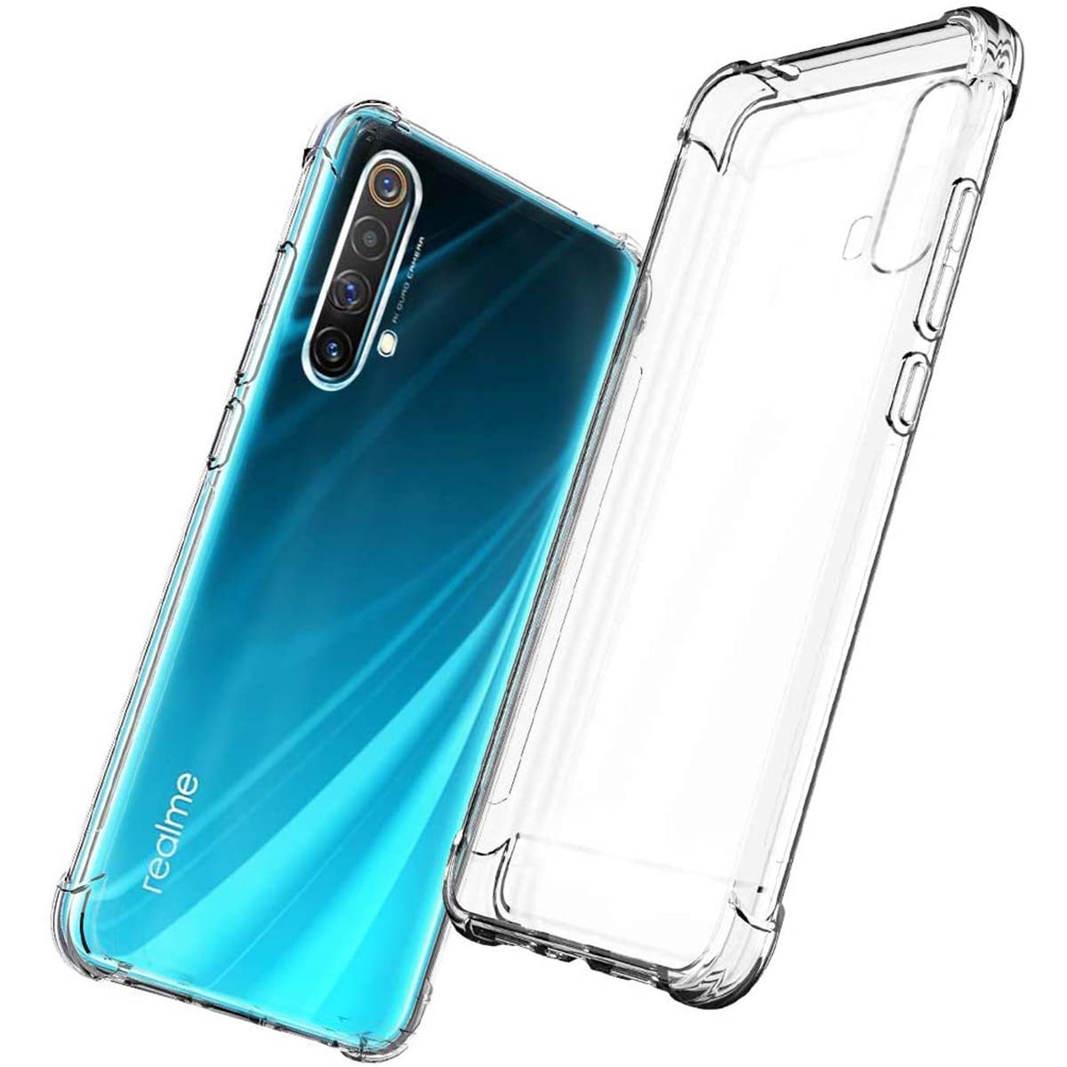 Funda Gel Tpu Anti-Shock Transparente para Realme X3 SuperZoom / X50 5G