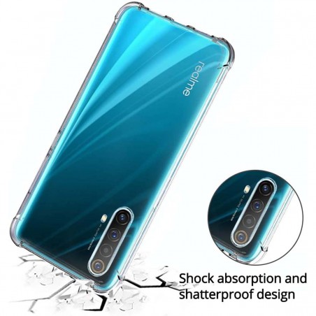 Funda Gel Tpu Anti-Shock Transparente para Realme X3 SuperZoom / X50 5G