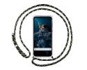 Funda Colgante Transparente para Huawei Honor 20 Pro con Cordon Verde / Dorado