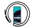 Funda Colgante Transparente para Oppo Reno 2Z con Cordon Negro