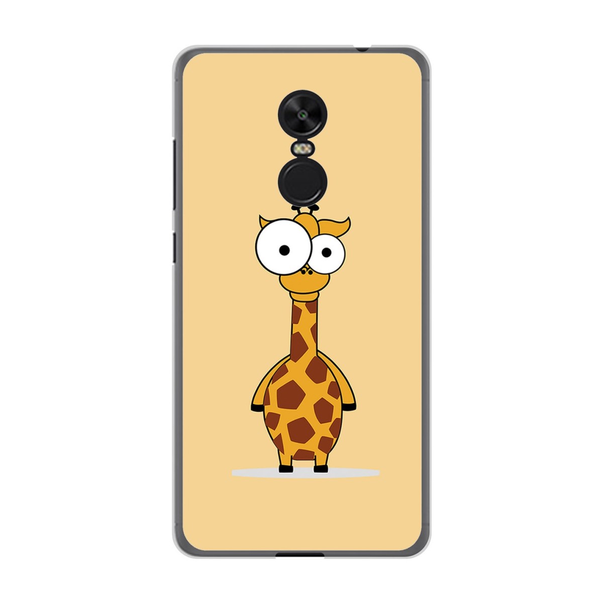Funda Gel Tpu para Xiaomi Redmi Note 4X / Note 4 Version Global Diseño Jirafa Dibujos