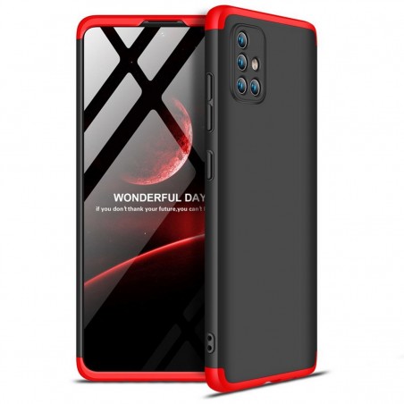 Funda Carcasa GKK 360 para Samsung Galaxy A71 Color Negra / Roja