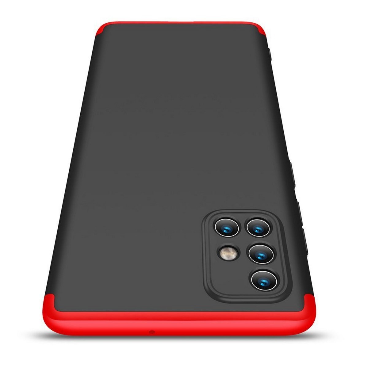 Funda Carcasa GKK 360 para Samsung Galaxy A71 Color Negra / Roja