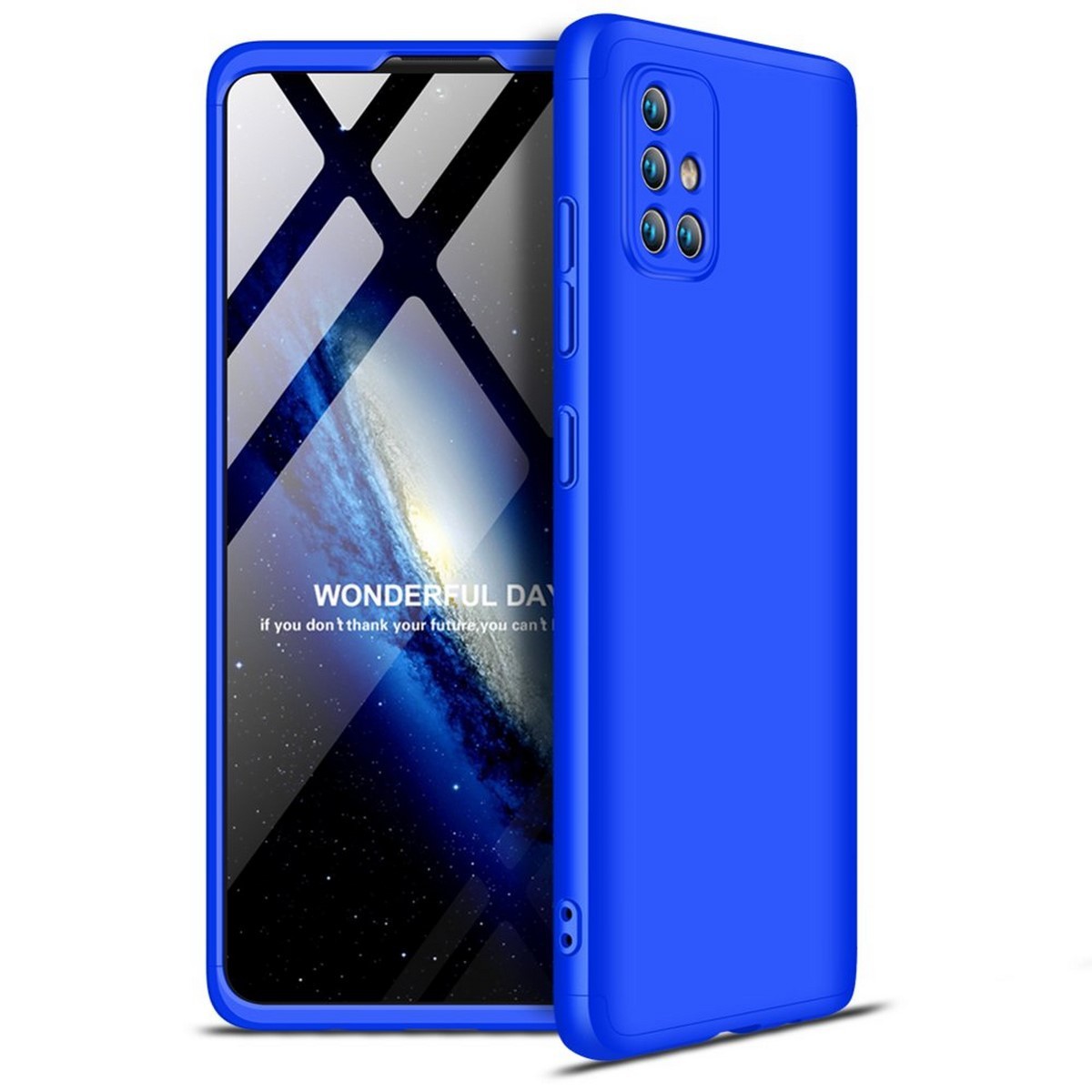 Funda Carcasa GKK 360 para Samsung Galaxy A71 Color Azul