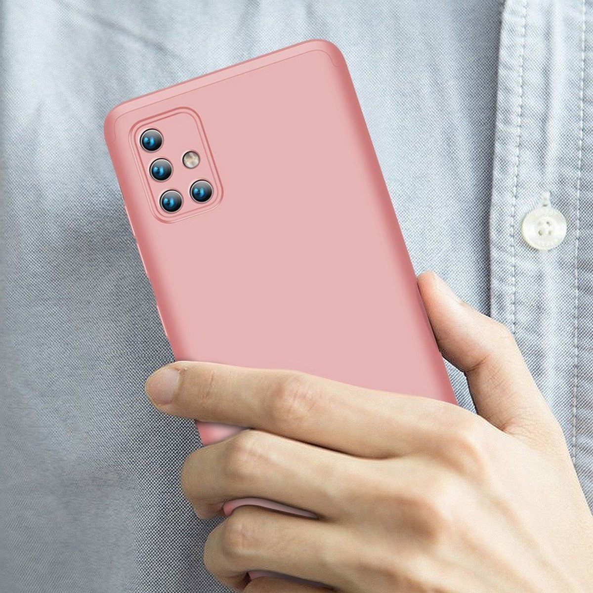 Funda Carcasa GKK 360 para Samsung Galaxy A71 Color Rosa