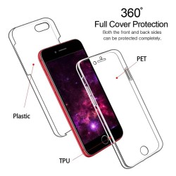 Funda Completa Transparente Pc + Tpu Full Body 360 para Iphone SE 2020 2