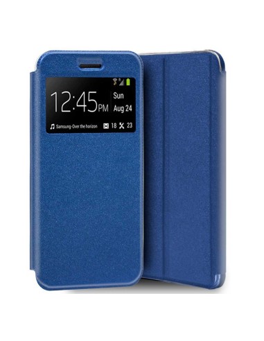 Funda Libro Soporte con Ventana para Iphone SE 2020 color Azul