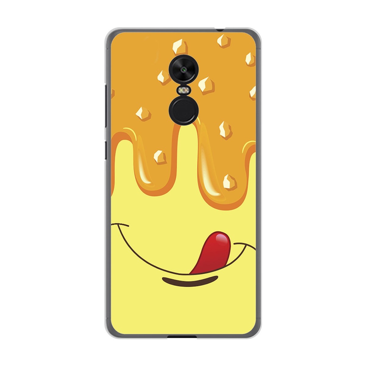 Funda Gel Tpu para Xiaomi Redmi Note 4X / Note 4 Version Global Diseño Helado Vainilla Dibujos