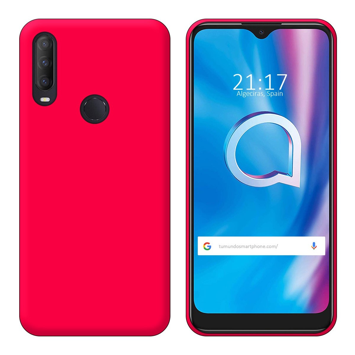 Funda Silicona Gel TPU Rosa para Alcatel 1S 2020 / 3L 2020