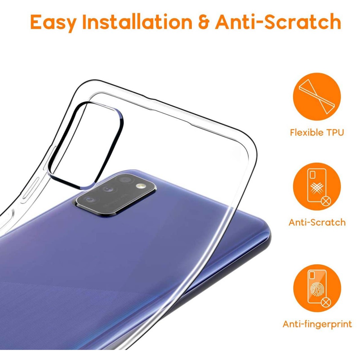 Funda Silicona Gel TPU Transparente para Samsung Galaxy A41