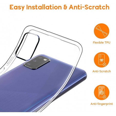 Funda Silicona Gel TPU Transparente para Samsung Galaxy A41