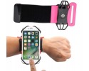 Pulsera Deportiva color Rosa con Brazalete Universal Giratorio para Teléfono
