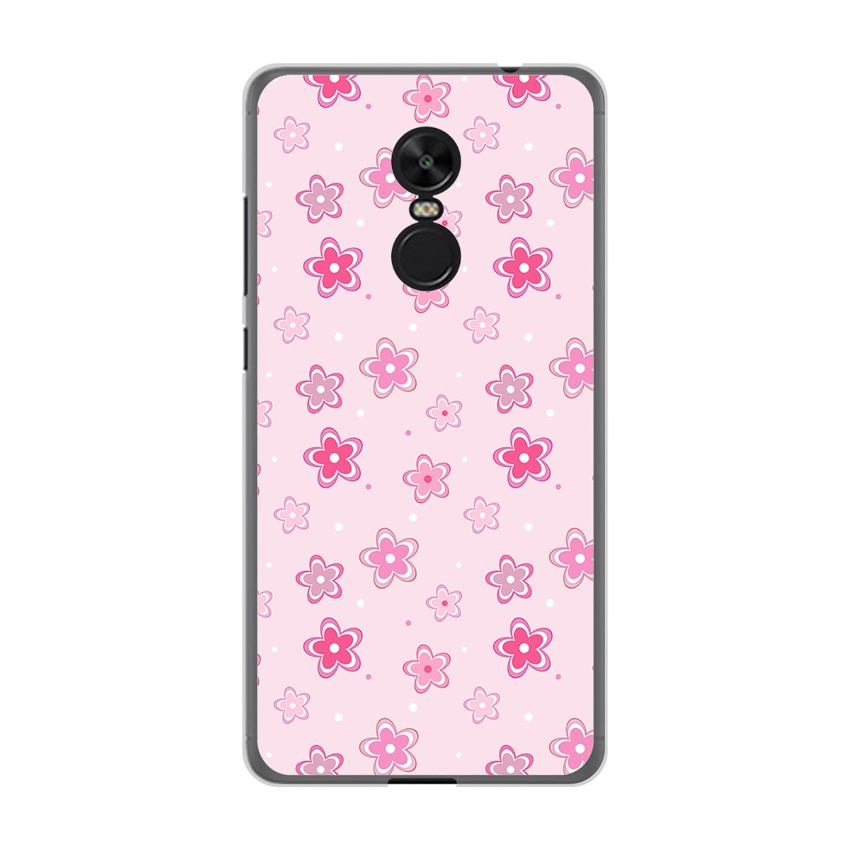 Funda Gel Tpu para Xiaomi Redmi Note 4X / Note 4 Version Global Diseño Flores Dibujos