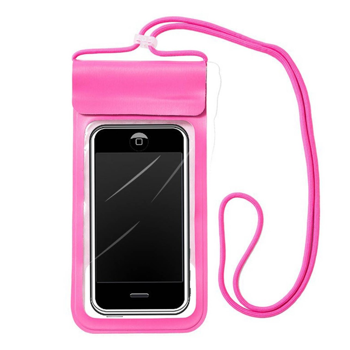 Funda Acuatica Impermeable Universal para Telefono color Rosa