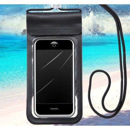 Funda Acuatica Impermeable Universal para Telefono color Negra