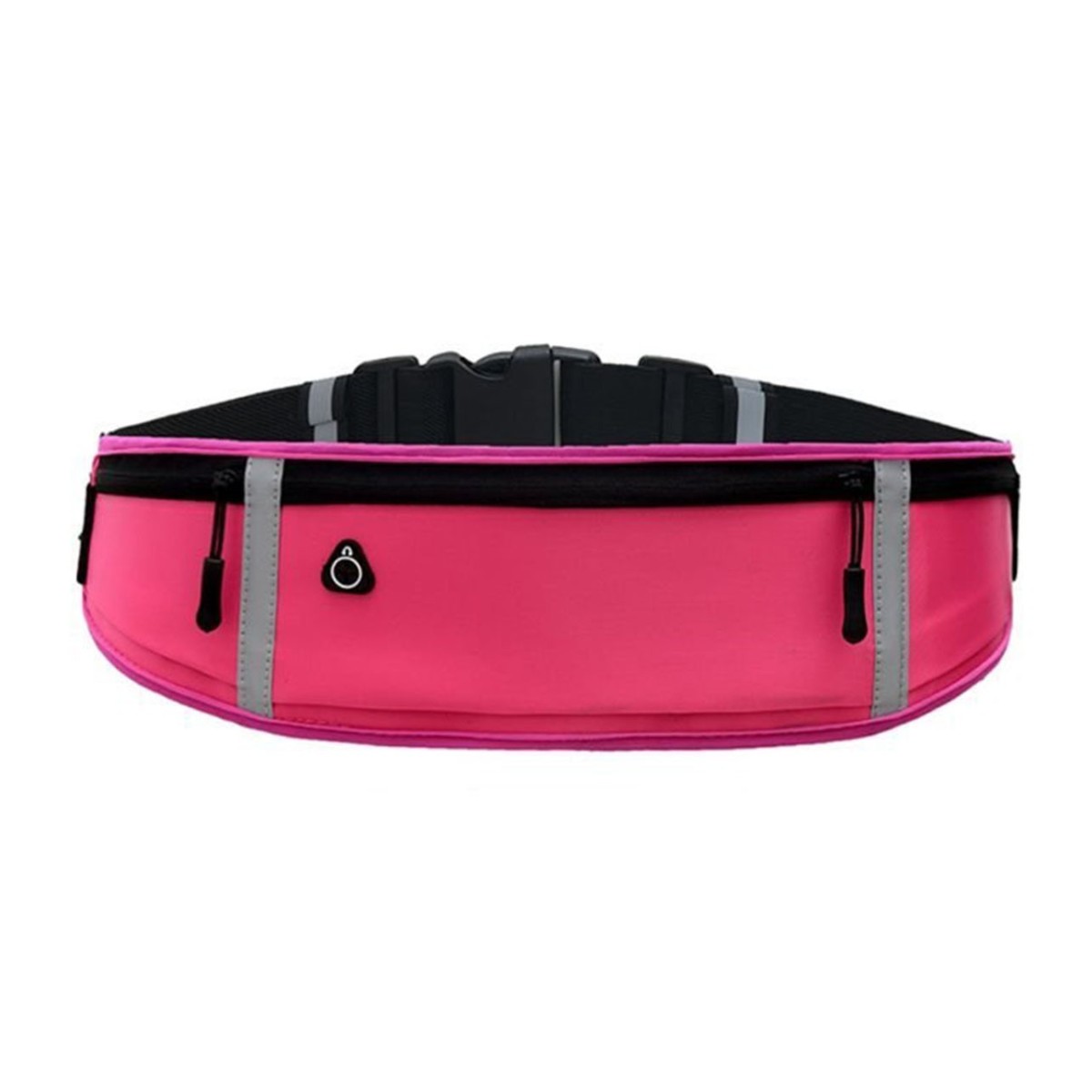 Cinturon Riñonera Reflectante para Correr Color Rosa