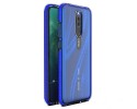 Funda Silicona Gel Tpu transparente con Marco Azul para Xiaomi Redmi 8 / 8a