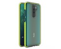Funda Silicona Gel Tpu transparente con Marco Amarillo para Xiaomi Redmi Note 8 Pro