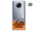 Funda Gel Transparente para Xiaomi POCO F2 Pro diseño Bufalo Dibujos