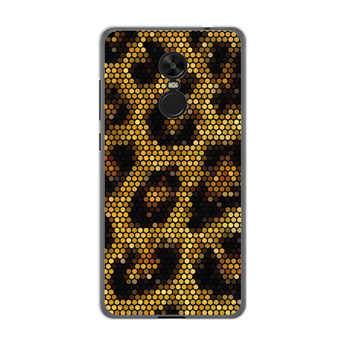 Funda Gel Tpu para Xiaomi Redmi Note 4X / Note 4 Version Global Diseño Leopardo Dibujos