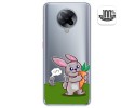 Funda Gel Transparente para Xiaomi POCO F2 Pro diseño Conejo Dibujos