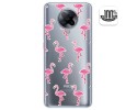 Funda Gel Transparente para Xiaomi POCO F2 Pro diseño Flamenco Dibujos