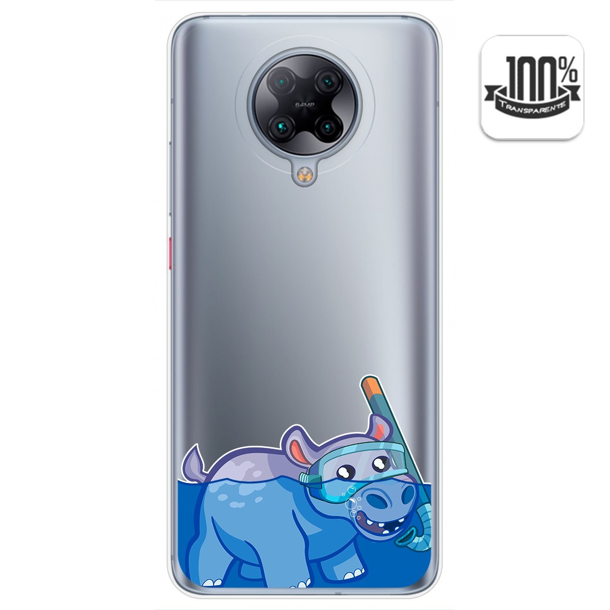 Funda Gel Transparente para Xiaomi POCO F2 Pro diseño Hipo Dibujos