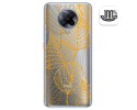 Funda Gel Transparente para Xiaomi POCO F2 Pro diseño Hojas Dibujos