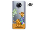 Funda Gel Transparente para Xiaomi POCO F2 Pro diseño Jirafa Dibujos