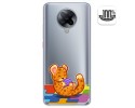 Funda Gel Transparente para Xiaomi POCO F2 Pro diseño Leopardo Dibujos